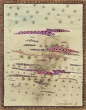 Jan Aniserowicz, Wibracje czasu, 1975, 1975, akwarela, papier