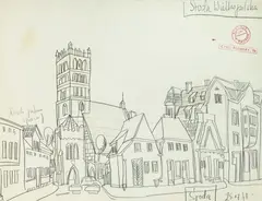 Edward Dwurnik, Środa Wielkopolska, 1978, 1978, ołówek, papier, 36