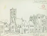 Edward Dwurnik, Środa Wielkopolska, 1978, 1978, ołówek, papier, 36