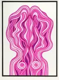 Jan Lenica, Bez tytułu, serigrafia, papier