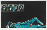 Stefania Dretler-Flin, Róża, 1975, 1975, drzeworyt, papier
