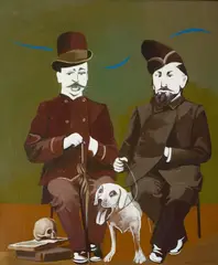 Antoni Fałat, Bez tytułu, 1982, 1982, olej, płótno