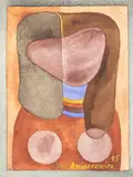 Jan Aniserowicz, Dziewczyna, 1995, 1995, akwarela, papier, 16