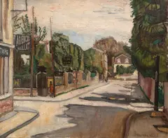 Nathan Grunsweigh, Nogent, olej, płótno, 46