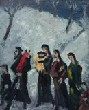 Boris Frenkel, Żydzi, olej, płyta
