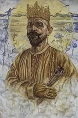 Anna Mamica, Malczewski - mój mistrz z tryptyku Inspiracje, olej, płótno