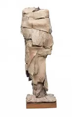 Postać by Maria Kuczyńska, ceramika, podstawa drewniana, sold Mar 2026