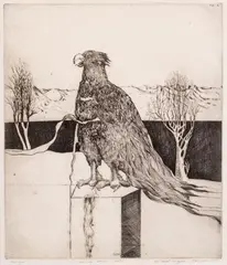 Ryszard Stryjec, Ptaszydło, 1978, 1978, akwaforta, papier, 33
