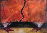 Waldemar J. Marszałek, Porozumienie, 1987, 1987, gwasz, tektura