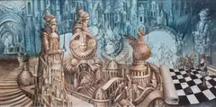 Tomasz Sętowski, Gate of Glory, 2019, 2019, olej, płótno