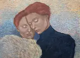 Katarzyna Kołtan, Gemini, 2025, 2025, tempera żółtkowa, płyta