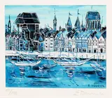 Edward Dwurnik, Gdańsk, inkografia, papier