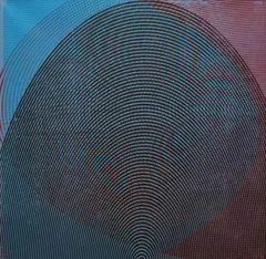 Michał Rybiński, Interferencje III, 2024, 2024, akryl, płótno