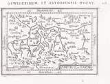 Johannes Keerbergen, Oswiecz, et Zator, Mapa Księstwa Oświęcimsko-Zatorskiego, 1601 miedzioryt