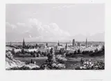Henry Winkles, Kloster Oliva bei Danzig, Opactwo cysterskie w Oliwie, według B. Petersa, 1840 staloryt