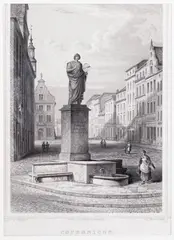 Ed. Wagner, Copernicus, Pomnik Mikołaja Kopernika w Toruniu, Darmstadt, 1862 staloryt