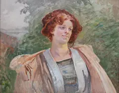 Jacek Malczewski, Portret Leontyny Gogulskiej, 1909-1911, olej, tektura, 64