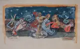 Henryk Hayden, Znaki zodiaku, akwarela, gwasz, papier