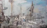 Marian Mokwa, Rybacy na Morzu Północnym II, około 1965 r.