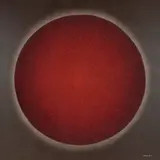 Magda Żak, Circle of Light: Red, 2025, 2025, akryl, pasta strukturalna, płótno