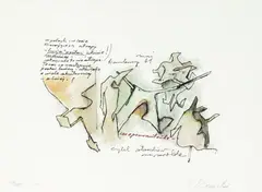 Tadeusz Kantor, Bez tytułu, 1976, 1976, serigrafia, papier