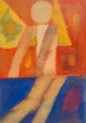 Józef Hałas, Anioł, 2005 r., 2005, gwasz, papier