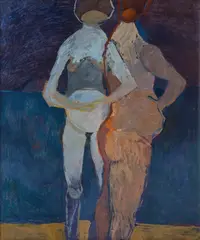 Hanna Żuławska, Bez tytułu, 1979, 1979, olej, płótno