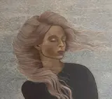 Katarzyna Kołtan, Iva, 2025, 2025, tempera żółtkowa, płyta