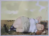 Jerzy Duda-Gracz, Babie lato, litografia, papier, 59