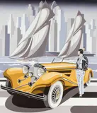 Tomasz Kostecki, Kobieta i żółty Mercedes, 2025