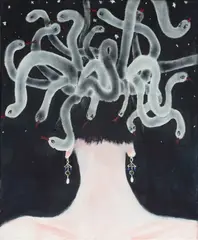 Konrad Żukowski, Not me, 2018, 2018, olej, płótno
