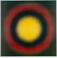 Wojciech Fangor, M5, 1966/2002, serigrafia barwna, papier