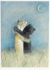 Leopantera, 2019/1991 by Józef Wilkoń, inkografia, papier, sold Nov 2025