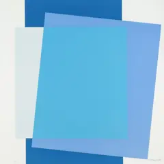 Henryk Stażewski, Bez tytułu, litografia, papier
