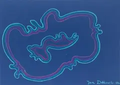 Jan Dobkowski, Bez tytułu, 1993, 1993, pastel, papier