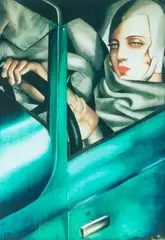 Tamara Łempicka, Bugatti Blue, 2015, 2015, litografia, papier