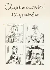 Antoni Chodorowski, Teka 10 rysunków, offset, papier, 25