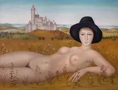 Anna Alina Güntner, Siesta, 1976, 1976, olej, płótno