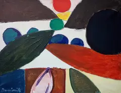 Tadeusz Dominiku, Pejzaż, 1974, 1974, akryl, płótno