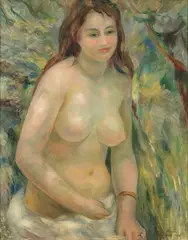 Zdzisław Cyankiewicz, Akt w słońcu (wg Auguste’a Renoira), 1939 r., 1939, olej, płótno