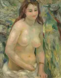 Zdzisław Cyankiewicz, Akt w słońcu (wg Auguste’a Renoira), 1939 r., 1939, olej, płótno