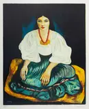 Moïse Kisling, Cyganka, litografia barwna, papier