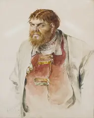 Kławdij Wasiljewicz Lebiediew, Portret Maluty Skuratowa, 1892, 1892, akwarela, papier, 23
