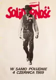 Tomasz Sarnecki, Plakat wyborczy „W samo południe / 4 czerwca 1989", I wydanie offset, papier