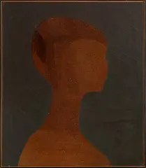 Władysław Jackiewicz, Portret anonimowy XVI, 1975, 1975, olej, płótno