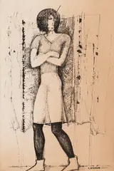 Ryszard Stryjec, Dziewczyna, tusz, papier