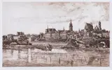 Wojciech Górecki, Panorama Warszawy X VIII w, 2001, 2001, akwaforta, papier, 37
