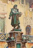 Henryk Uziemblo, Pomnik Kopernika na dziedzińcu Collegium Maius