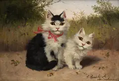 Sophie Sperlich, Koty, olej, deska