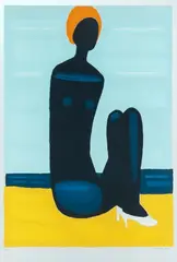 Jerzy Nowosielski, Bez tytułu, 1998, 1998, serigrafia, papier